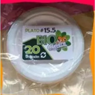 Plato 15.5 Cm Bio Chevere X 20 Und