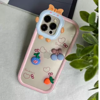 Case Diseño Borde Rosado Iphone11