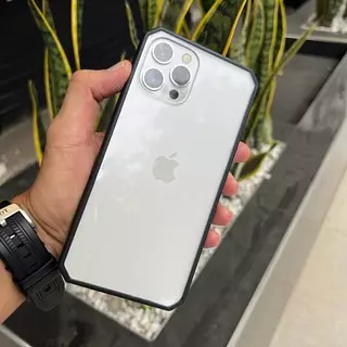 Case Transparente Borde Negro Iphone11