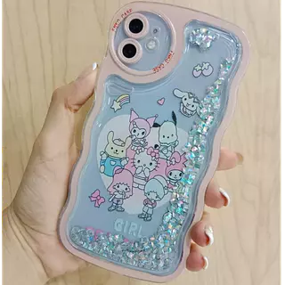 Case Agua Escarcha Diseños Iphone14pro+