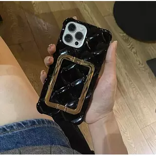 Case De Lujo Negro Iphone13pro+