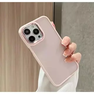 Case De Lujo Borde Rosado Iphone13pro