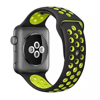 Pulso Nike Negro Con Verde 38-40-41