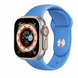 Pulso En Silicona Azul 38-40-41