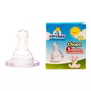 Chupo Corchito Blanco Mediano