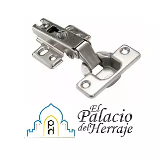 Bisagra Parche 4 Huecos Cierre Normal