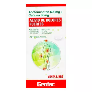 Acetaminofén 500mg + Cafeína