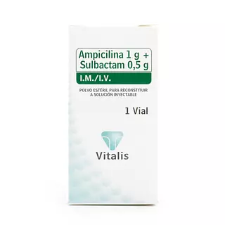 Ampicilina 1g + Sulbactam 0,5g