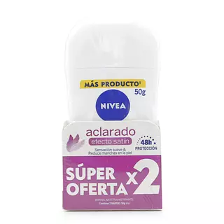 Nivea Barra Aclaradora Efecto Satín