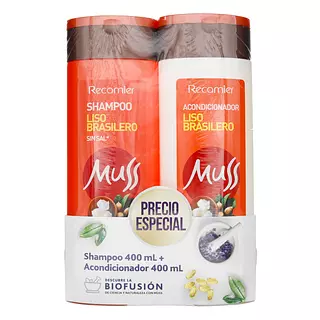 Shampoo Muss Liso Brasilero