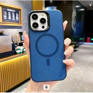 Case Magsafe Azul Oscuro Mate Iphone11