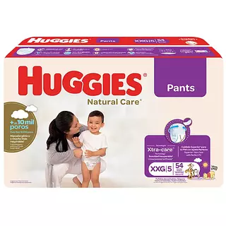 Pañales Huggies Natural Care Etapa 5