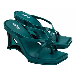 Melissa Glass Heel Verde