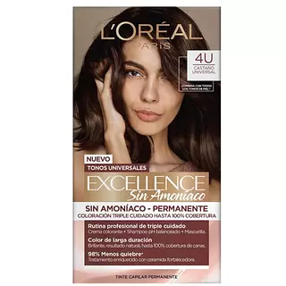 Tinte Loreal 4u Castaño Universal