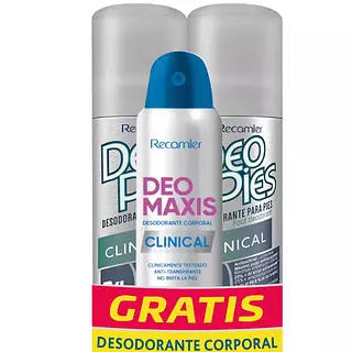 Desodorantes Deo Pies + Deo Maxis