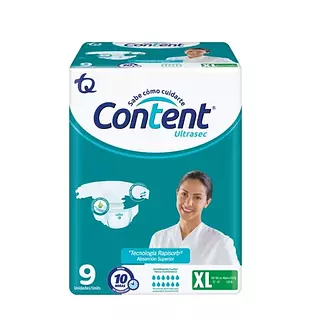 Pañales Content Ultra Sec Talla Xl