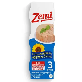 Atún Zenú En Aceite De Girasol