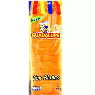 Pan Tajado Blanco Guadalupe