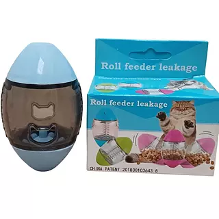 Juguete Porta Snack Interactivo Para Gato Azul