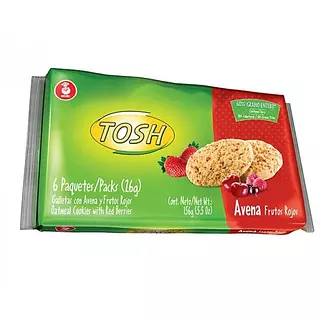 Galletas Tosh Frutos Rojos