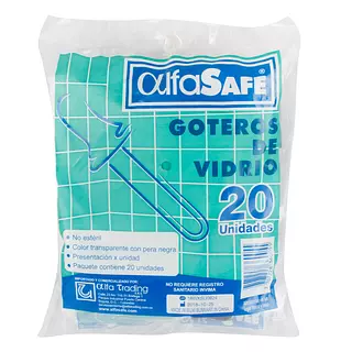 Goteros De Vidrio Alfasafe