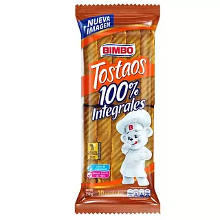 Tostaitos Integrales 150g Bimbo