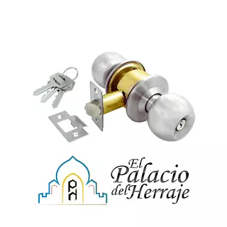 Chapa Pomo Metal Entrada Principal 6044 Feh