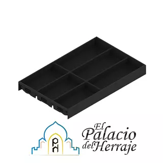 Blum Ambia-Line Bandeja Cubiertero Negro Tierra 50