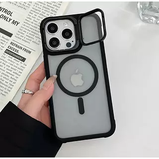 Case Magsafe Mate Borde Negro Protec. Camara Iphone13pro