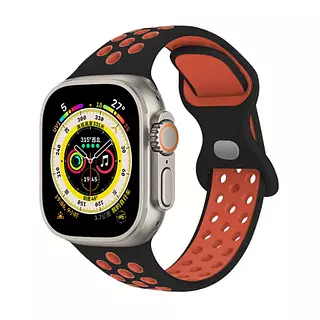 Pulso Nike Negro Con Rojo 38-40-41