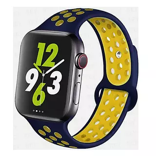 Pulso Nike Azul Con Amarillo 38-40-41