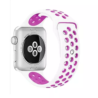 Pulso Nike Blanco Con Morado 38-40-41