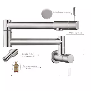 Llave Pared Excualizable Satin