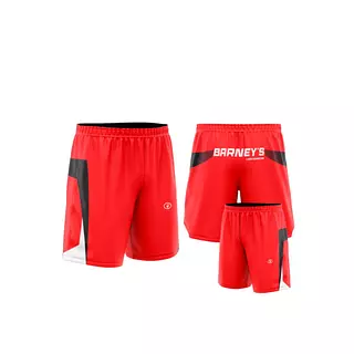 Pantaloneta Deportiva Roja Con Azul