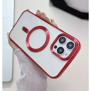Case Magsafe Borde Rojo Iphone15pro