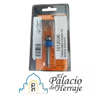 Fresa 05805 Venezia 3/8 Borde Concavo