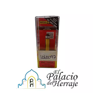 Fresa Retestear 2 cuchillas Con /Rodamiento 1/4x3/8x1" -12554- Well