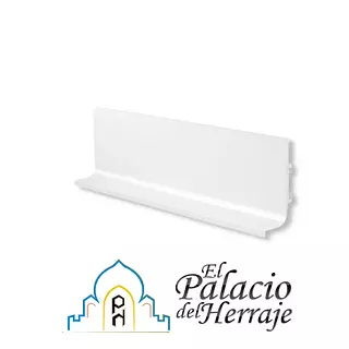 Perfil Manija En "J" Pintura Blanca X 3mts Cda9015