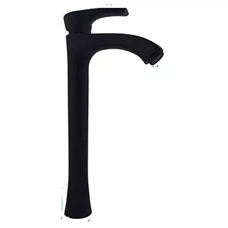 Llave Lavamanos Alta Cifra Negra