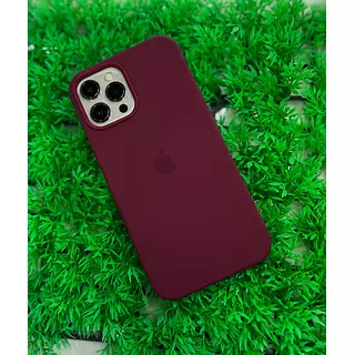 Silicon Case Vinotinto Iphone 12pro+