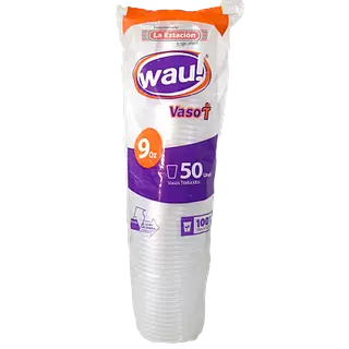 Vaso Wao 9 Onzas Transparente