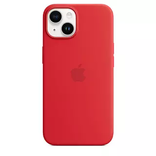 Silicon Case Rojo Iphone 14