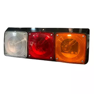 Stop Triple Halógeno Negro