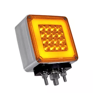 Semáforo Cuadrado En Led 1040