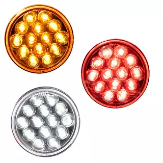 Cara Stop Redondo En Led 1010