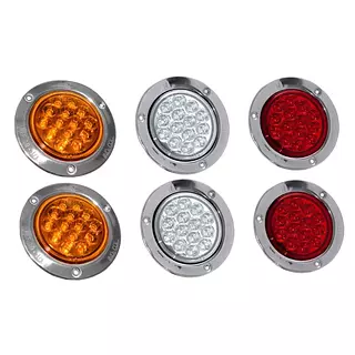 Stop Redondo En Led 1010a