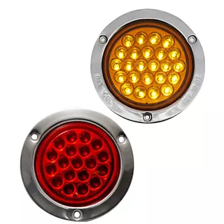 Stop Redondo En Led 1007a