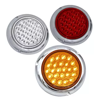 Stop Redondo En Led 1007s