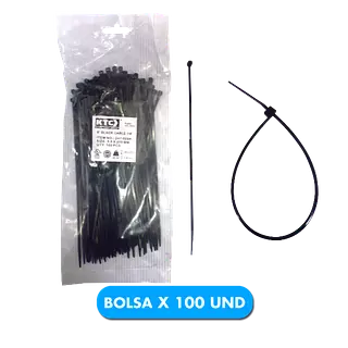 Abrazadera Plástica 20cmx3.6mm Ancho