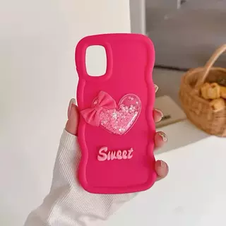 Case Silicon Sweet 3d Color Fucsia Iphone 11